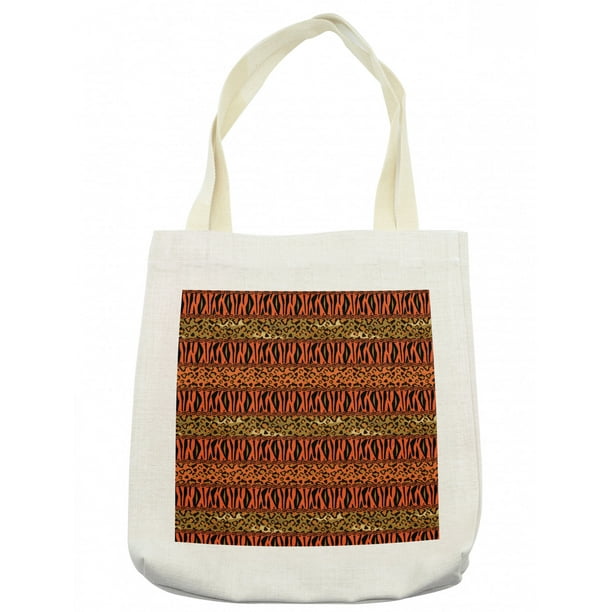 Shopping Bag Tote Reusable Shopper Groceries Picnic Africa Leopard Waterproof 